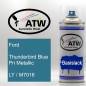 Preview: Ford, Thunderbird Blue Pri Metallic, LY / M7016: 400ml Sprühdose, von ATW Autoteile West.